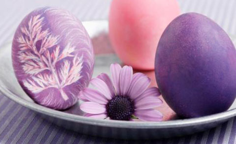 Натуральные способы окраски яиц на пасху